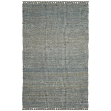 Safavieh Natural Fiber Hand Woven Small Rectangle Area Rug, Blue - 3 x 5 ft. NF368E-3